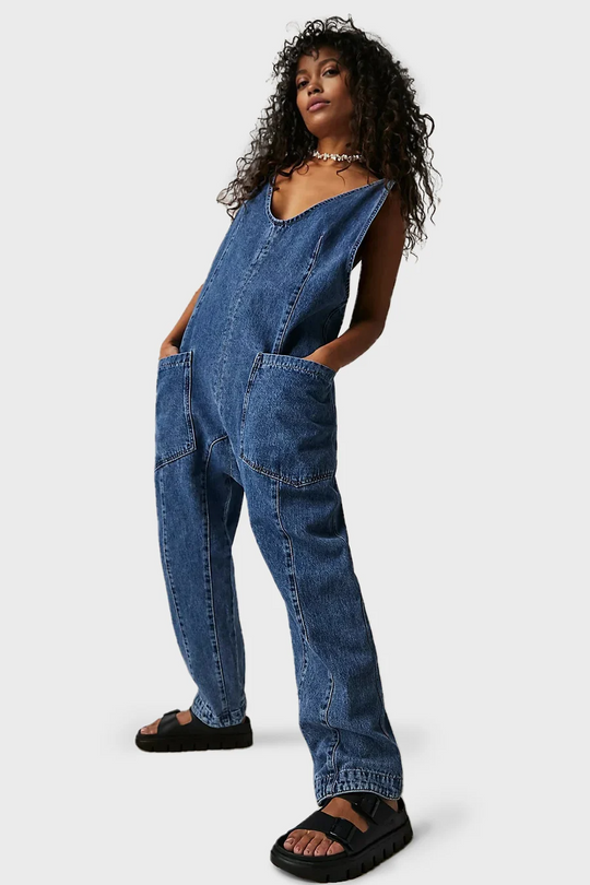 Sylvie - Stijlvolle Denim Dames Overall