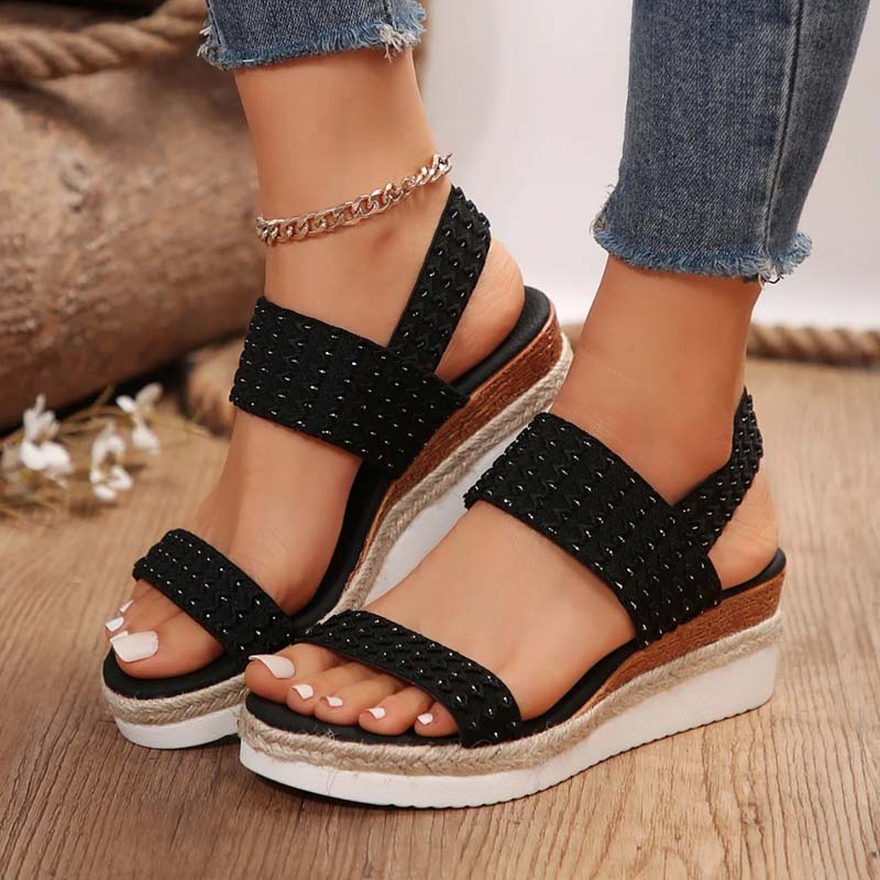 Casual Sandalen Met Sleehak