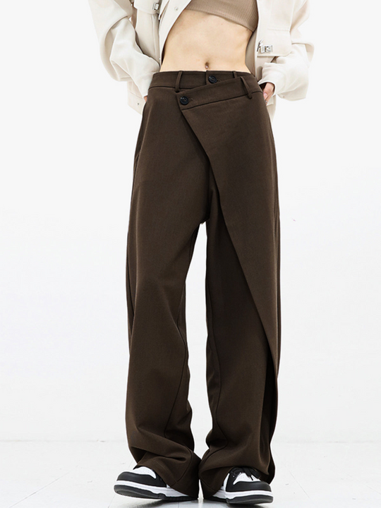 ANNA | Asymmetrische Baggy Broek