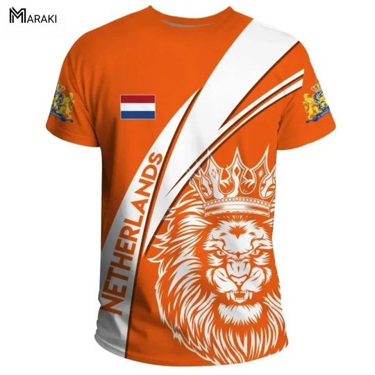 Nederland Oranje T-Shirts 2024: Support Nederland in het Oranje!