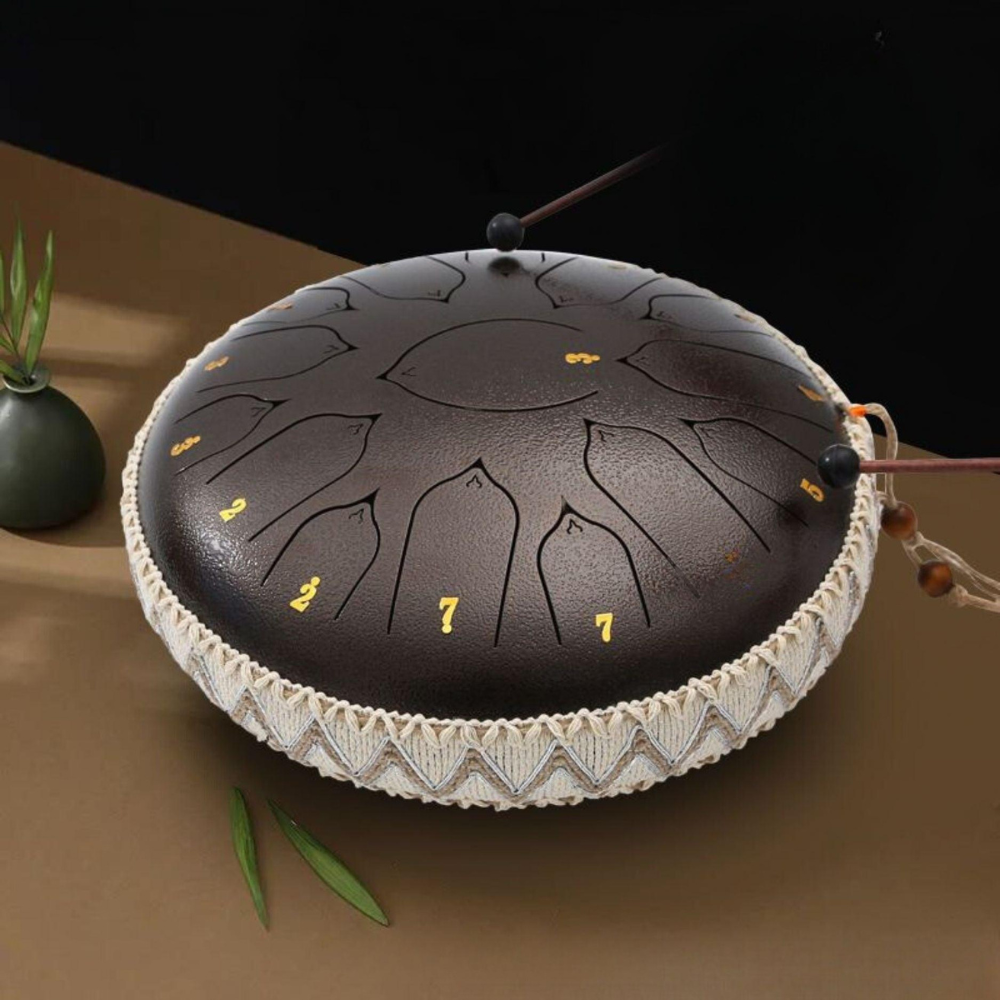 Harmonii KlankOase™ Steel Tongue Drum voor Muzikale Meditatie en Creatieve Expressie