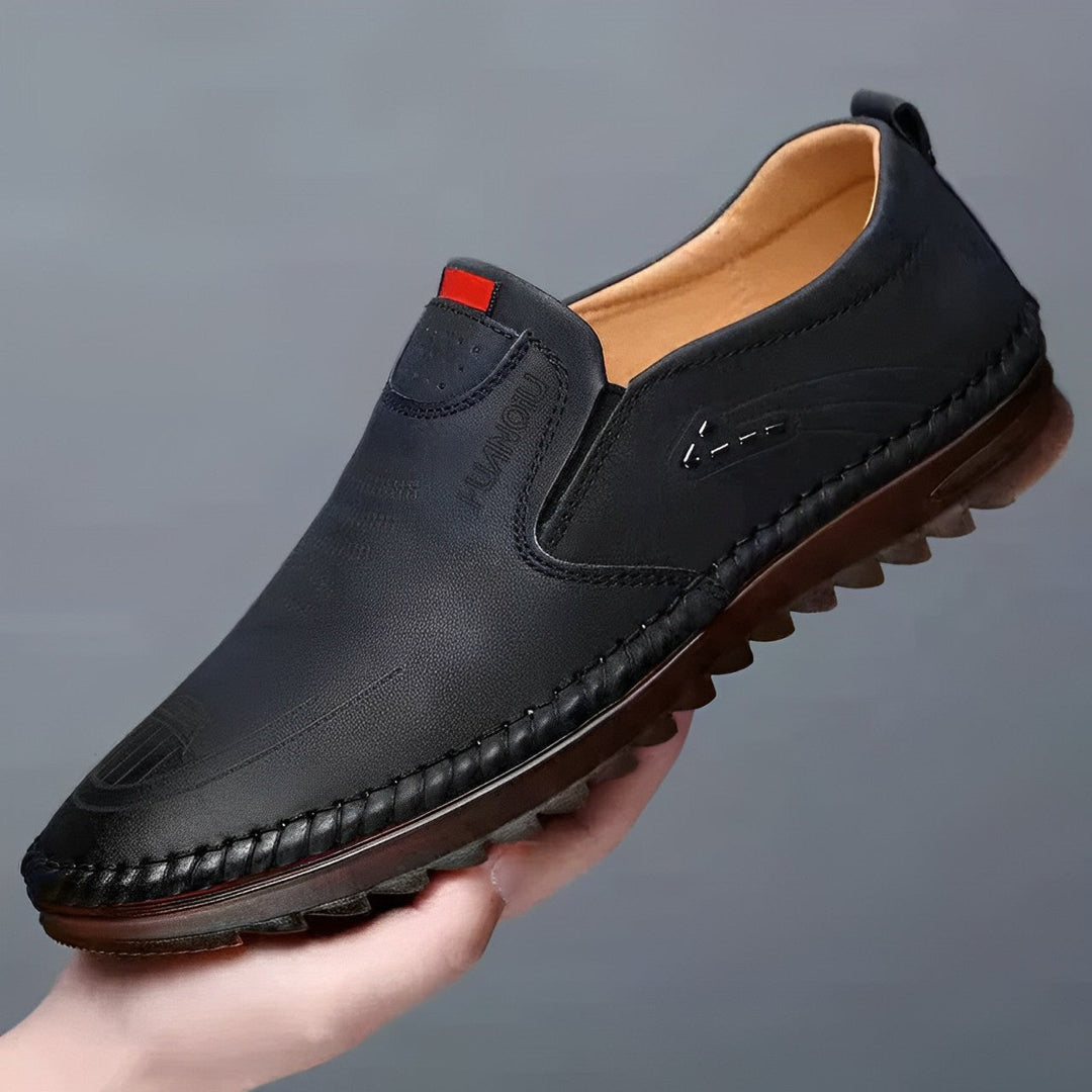 Vince™ | Ademende Orthopedische Herenschoenen van Leer met Antislip Zool