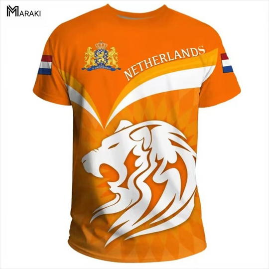 Nederland Oranje T-Shirts 2024: Support Nederland in het Oranje!