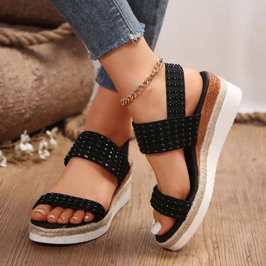 Casual Sandalen Met Sleehak