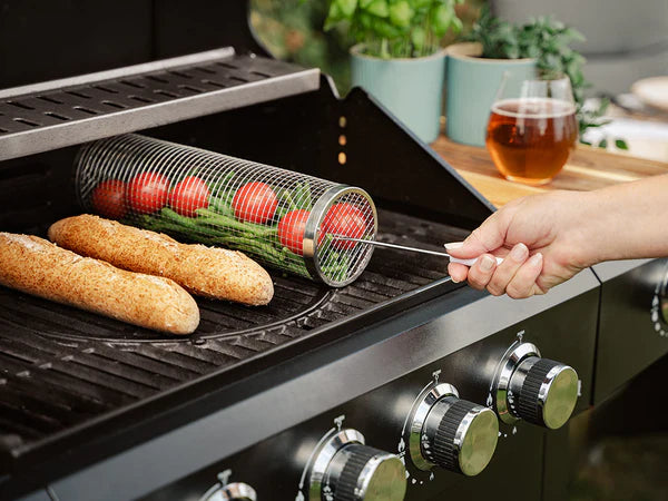 RollingGrill™ - Nooit meer aanbakken en verlies van voedsel tussen de roosters!