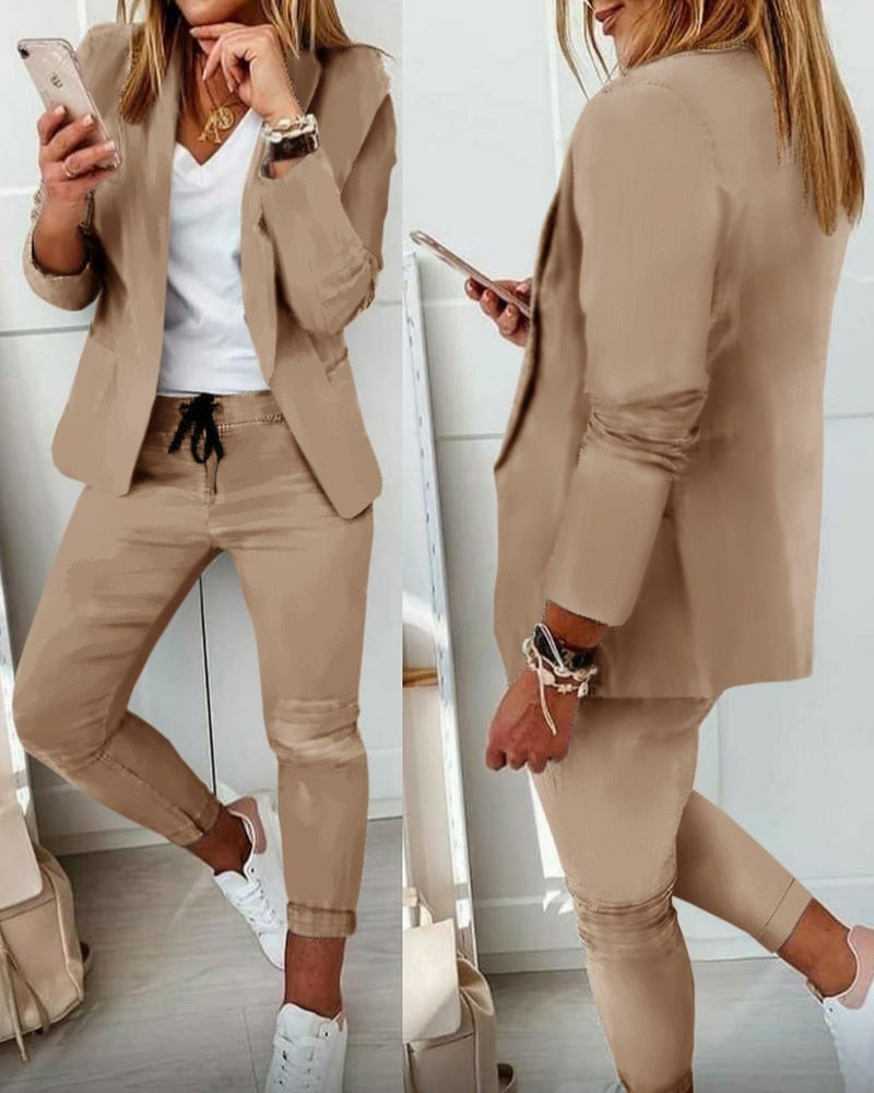 Xyla™️ - Elegante Blazer Set [Blazer+Broek]