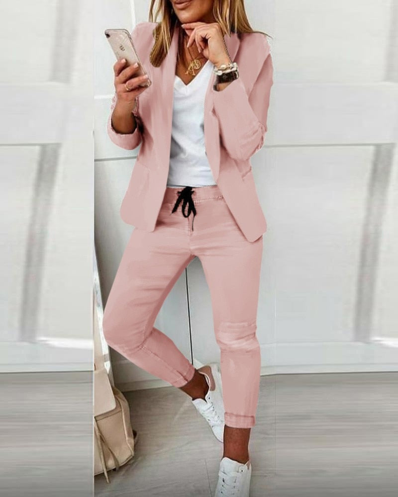 Xyla™️ - Elegante Blazer Set [Blazer+Broek]