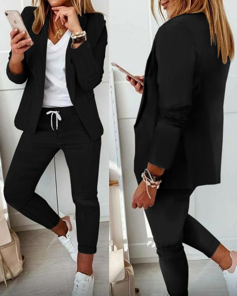 Xyla™️ - Elegante Blazer Set [Blazer+Broek]