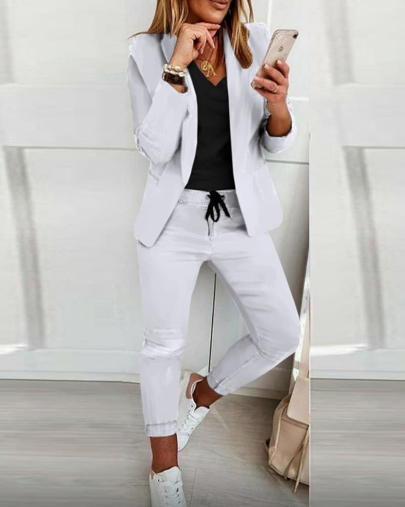 Xyla™️ - Elegante Blazer Set [Blazer+Broek]