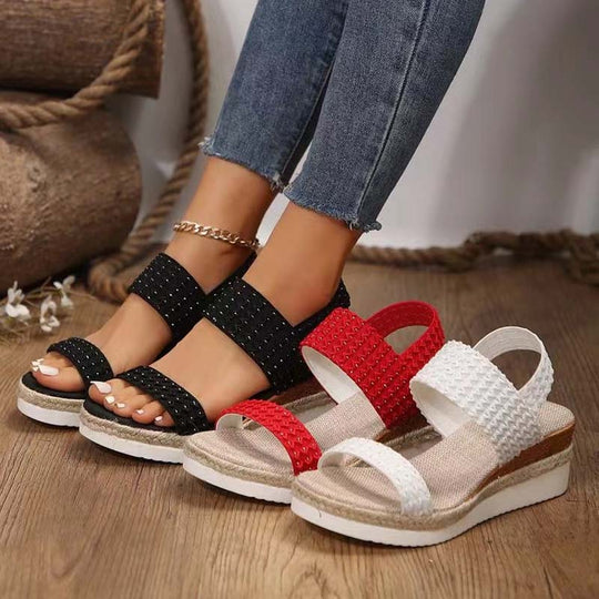 Casual Sandalen Met Sleehak