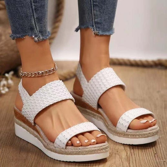 Casual Sandalen Met Sleehak