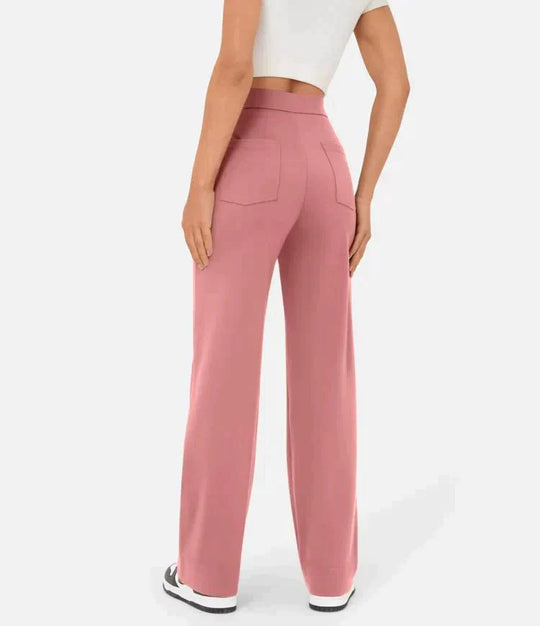 Dames| High-waisted elastische casual broek MARAKI