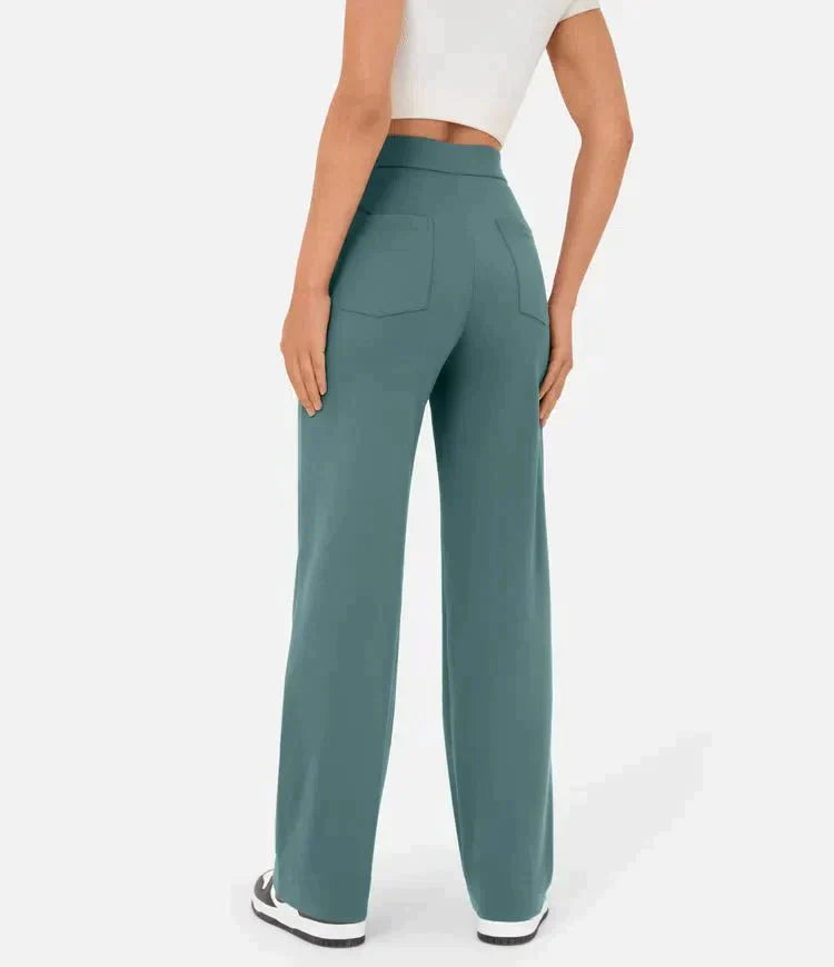 Dames| High-waisted elastische casual broek MARAKI