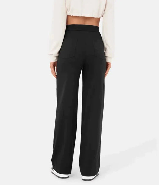 Dames| High-waisted elastische casual broek MARAKI